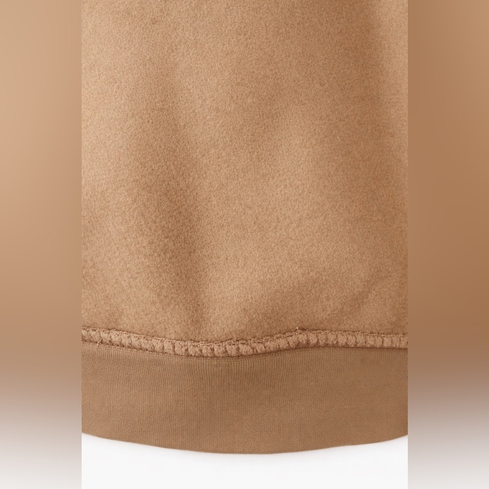 Essentials Oversized Sweatshirt M in Neutral Cobblestone Crewneck Pullover - Picture 6 of 7